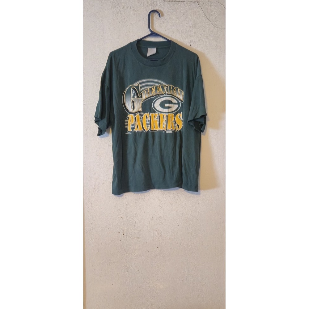 Vintage 1994‎ Green Bay Packers NFLP Graphic T Shirt Faded 90s